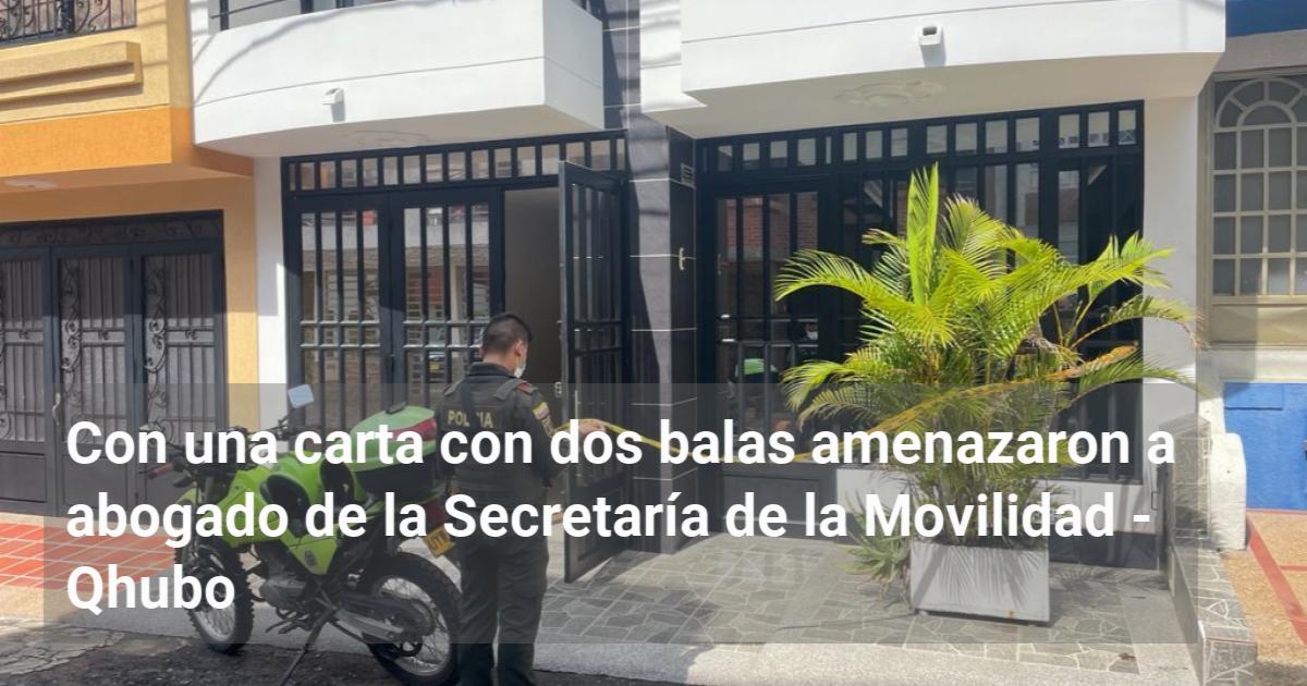 Con una carta con dos balas amenazaron a abogado de la Secretaría de la