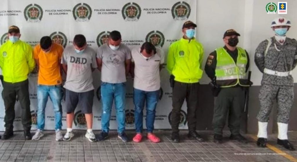 Los detenidos por orden judicial fueron enviados a la cárcel. Fotos: Suministradas Q’hubo.