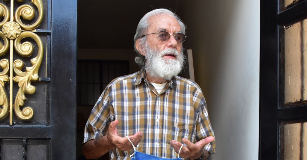 Óscar Gutiérrez falleció en Ibagué el 14 de septiembre de 2022 a los 89 años. Fotos: Gilberto Lesmes Cubillos/ Q’Hubo.