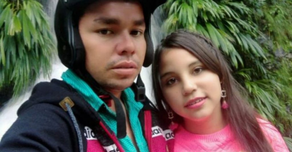 Gustavo Adolfo Silva Niño se fue a vivir con Lorena Alejandra Sánchez Acosta cuando ella tenía 14 años. Tuvieron una hija. Fotos suministradas.